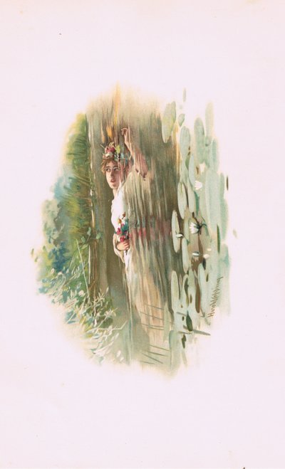 Ofelia, ilustración de Hamlet de Harold Copping