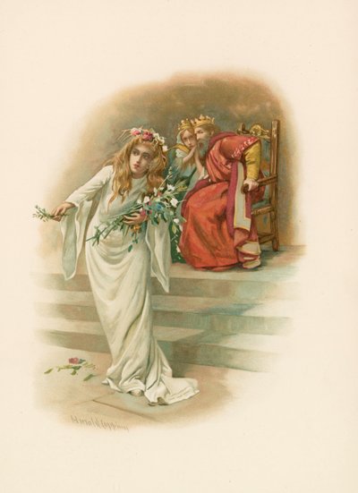 Ofelia, loca de Harold Copping