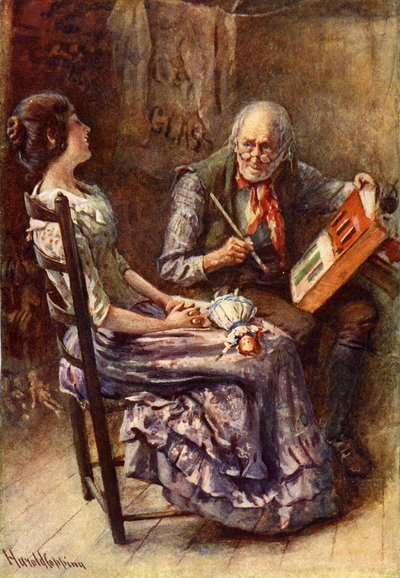 El grillo del hogar de Charles Dickens de Harold Copping