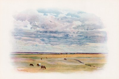 La pradera en Elstow, Saskatchewan de Harold Copping