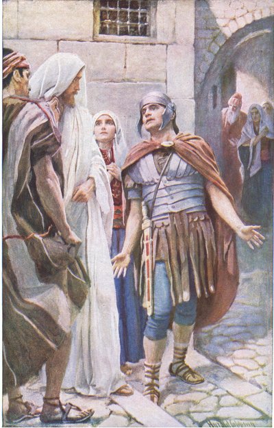 El centurión, ilustración de Harold Copping Pictures: The Crown Series, c.1920s de Harold Copping