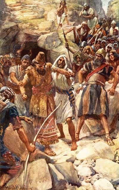 El destino de los reyes cananeos de Harold Copping