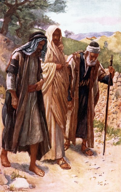 El camino a Emaús de Harold Copping