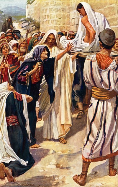 La viuda de Naín de Harold Copping