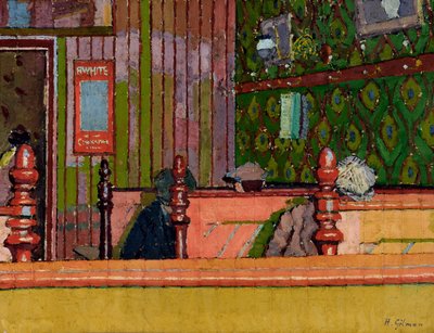 Casa de comidas, c.1914 de Harold Gilman