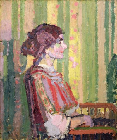 Sra. Robert Bevan, c.1913 de Harold Gilman