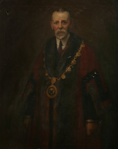 Alderman A. K. Barnett, c.1914 (óleo sobre lienzo) de Harold Harvey