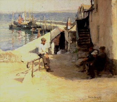 Escenario de la calle Newlyn de Harold Harvey