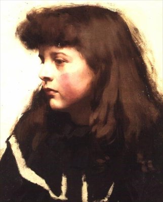 Retrato de una chica de Harold Harvey