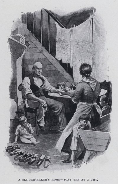El hogar de un fabricante de zapatillas, pasadas las diez de la noche de Harold Hume Piffard