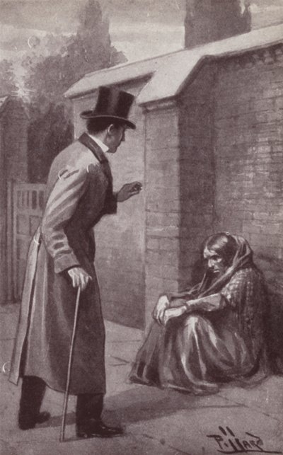 Ilustración para El Misterio de Edwin Drood de Charles Dickens de Harold Hume Piffard