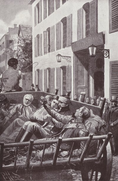 Ilustración para Vanity Fair de William Makepeace Thackeray de Harold Hume Piffard