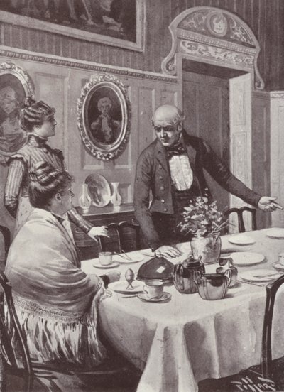 Ilustración para Vanity Fair de William Makepeace Thackeray de Harold Hume Piffard