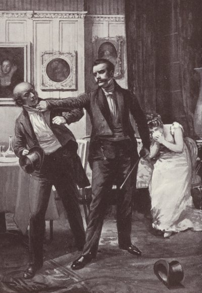 Ilustración para Vanity Fair de William Makepeace Thackeray de Harold Hume Piffard