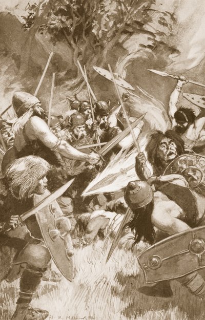 La Lanza Mágica de Lugh, ilustración de 