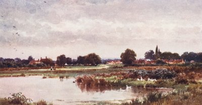 Dunsfold, cerca de Cranleigh (litografía en color) de Harold Sutton Palmer