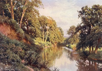 El río Mole, cerca de Dorking (litografía en color) de Harold Sutton Palmer