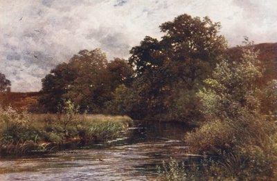 El Wey en Hankley Common, cerca de Tilford (litografía en color) de Harold Sutton Palmer