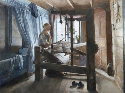 Una casa de tejer de Harriet Backer