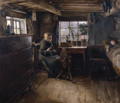 en casa de la abuela de Harriet Backer