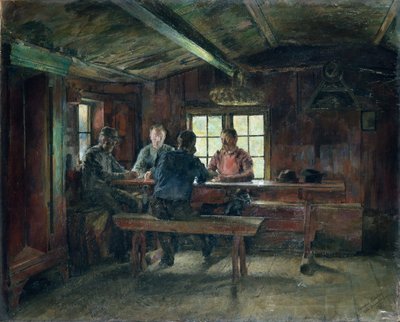Jugadoras de cartas de Harriet Backer