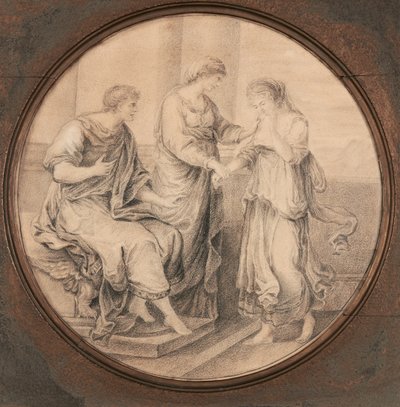 Uno de los dos cuadros clásicos de Angelica Kauffmann de Harriet Todd