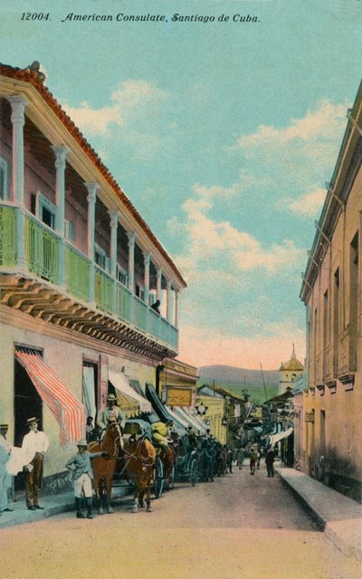 Consulado Americano, Santiago de Cuba, c1911 de Harris Bros and Co