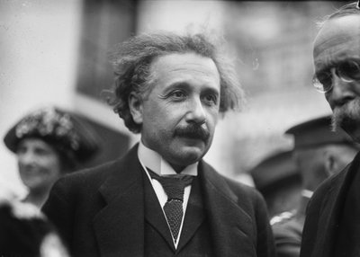 Retrato de Albert Einstein de Harris & Ewing