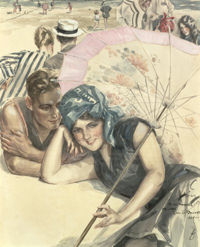 El Primer Guijarro, 1925 de Harrison Fisher