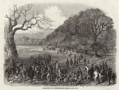 Reunión del club de caza Spelthorne de Harrison William Weir