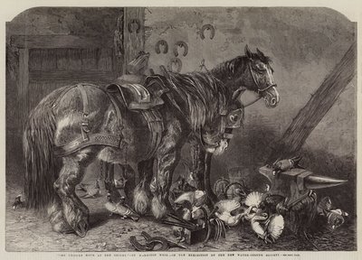 La hora de ocio en la herrería de Harrison William Weir