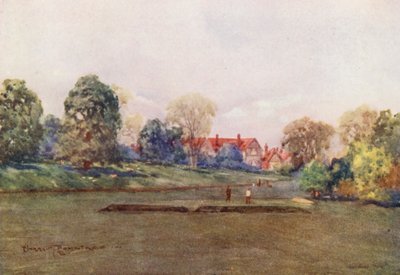 Campos de golf: Barnston, parque de golf en Escocia (litografía en color) de Harry (1878 1950) Rountree