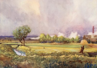 Campos de golf: Carnoustie, "South America" (litografía en color) de Harry (1878 1950) Rountree