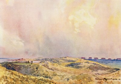 Campos de golf: Hoy lake, the twelfth tee (litografía en color) de Harry (1878 1950) Rountree