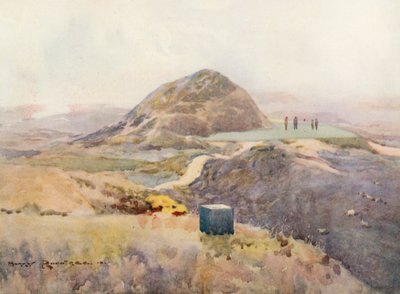 Campos de golf: Troon, el nuevo hoyo corto (litografía en color) de Harry (1878 1950) Rountree