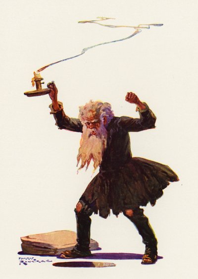 El Avaro (litografía en color) de Harry Rountree