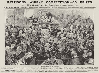 Anuncio, Whisky de Pattisons de Harry (after) Furniss