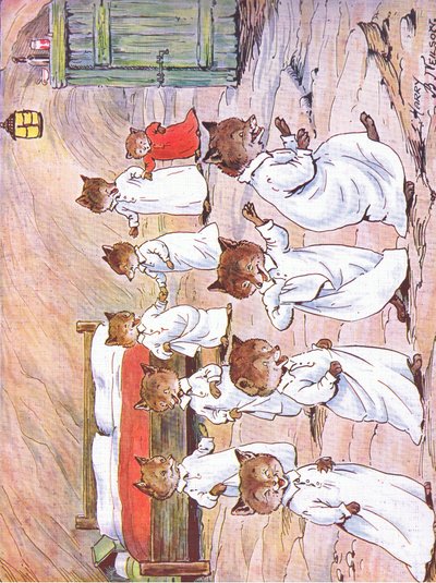 Sus queridos zorritos, ocho, nueve y diez, 1920 de Harry B Neilson