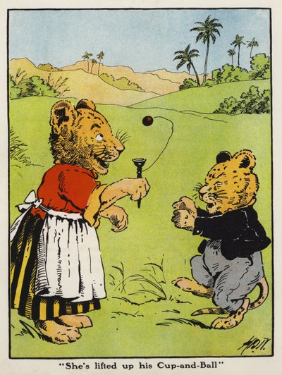 "Ella levantó su Copa y Bola" de Harry B Neilson