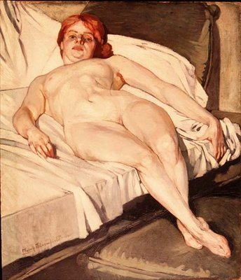 ABS/301 Desnudo reclinado de Harry Bloomfield