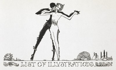 Un hombre y una mujer bailando. de Harry Clarke