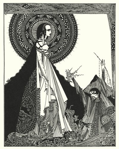 Edgar Allan Poe: Ligeia (litografía) de Harry Clarke