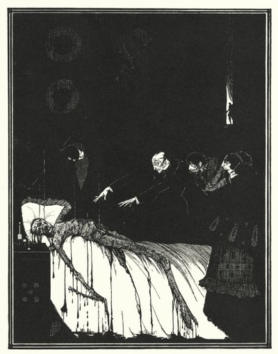 Edgar Allan Poe: La caja oblonga (litografía) de Harry Clarke