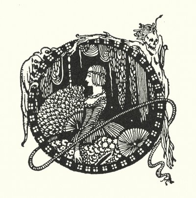 Edgar Allan Poe: Los espectáculos (litografía) de Harry Clarke