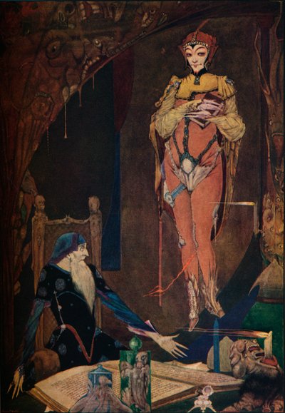 Ilustración de Fausto de Harry Clarke