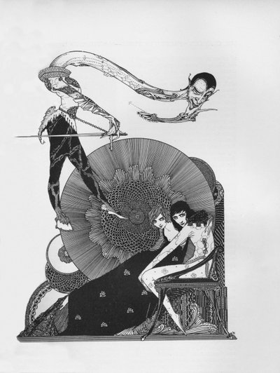 Medio título de Fausto de Goethe, 1925 de Harry Clarke