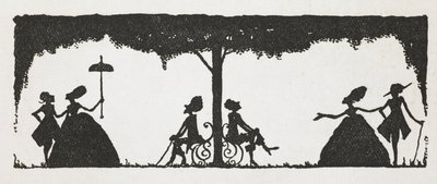 Ilustración para el cuento "La piel de asno". de Harry Clarke