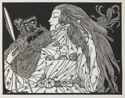 Ilustración para el cuento "Los deseos ridículos". de Harry Clarke