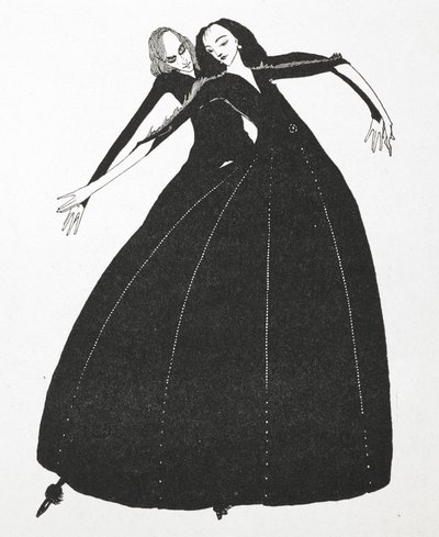 Ilustración para el cuento "Los deseos ridículos". de Harry Clarke