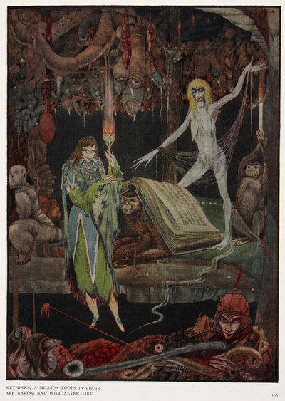 Me parece que un millón de tontos en el coro, están delirando y nunca se cansarán de Harry Clarke